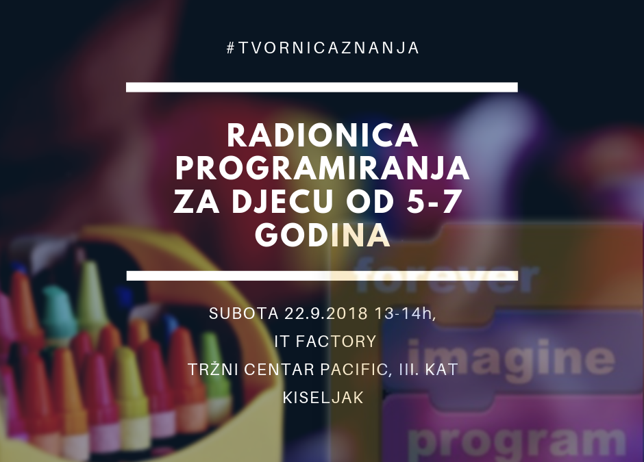 Radionica programiranja za najmlađe