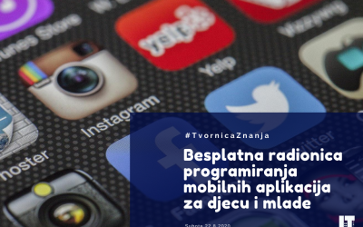 Besplatna radionica programiranja mobilnih aplikacija za djecu i mlade